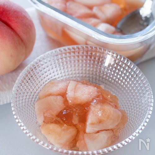 【プルプル黄金比!】桃のジュレゼリー