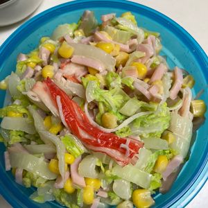 とまっちょ嫁の作ってみた!投稿(シャキシャキ食感がおいしい♩白菜の和風コールスロー)