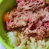 え？サツマイモ入り？naハンバーグ♪の工程3