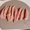 揚げない!チキン南蛮風♪ささみ天の甘酢がけの工程3