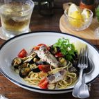 にんにく香る まいわしとトマトのペペロンチーノ