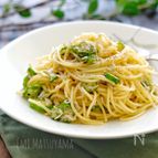 和えるだけ＊オクラとしらすのバタぽんパスタ＊