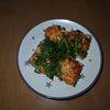 はるにゃんこの作ってみた!投稿(厚揚げのキム納豆チーズ焼き)