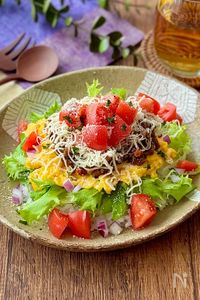 簡単でおいしい♩ふわたまタコライス