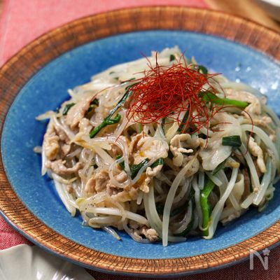 糖質オフの満腹ランチ『しらたきとニラの塩焼きそば』