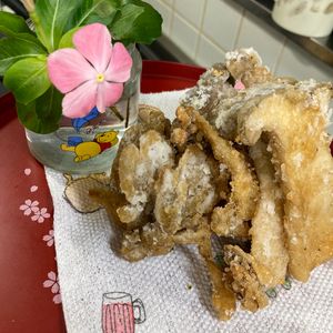 そら・ゆずの作ってみた!投稿(何度も作りたくなる♡【舞茸の唐揚げ】お肉より満足⁉︎)