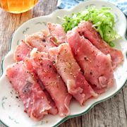 ［刻み長ネギの生ハム巻き］ネギ塩風！ひと口おつまみ！簡単