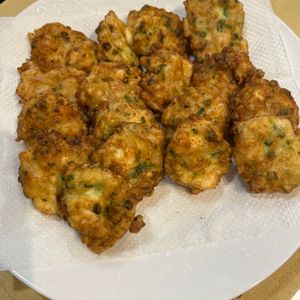 わこの作ってみた!投稿(【山芋と豆腐のふわもち焼き】外サクッ、中もちっ♪)