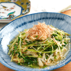 らくちん 豆苗の煮浸し