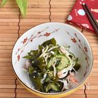 きゅうりとわかめのまろやかな酢の物【作り置き】