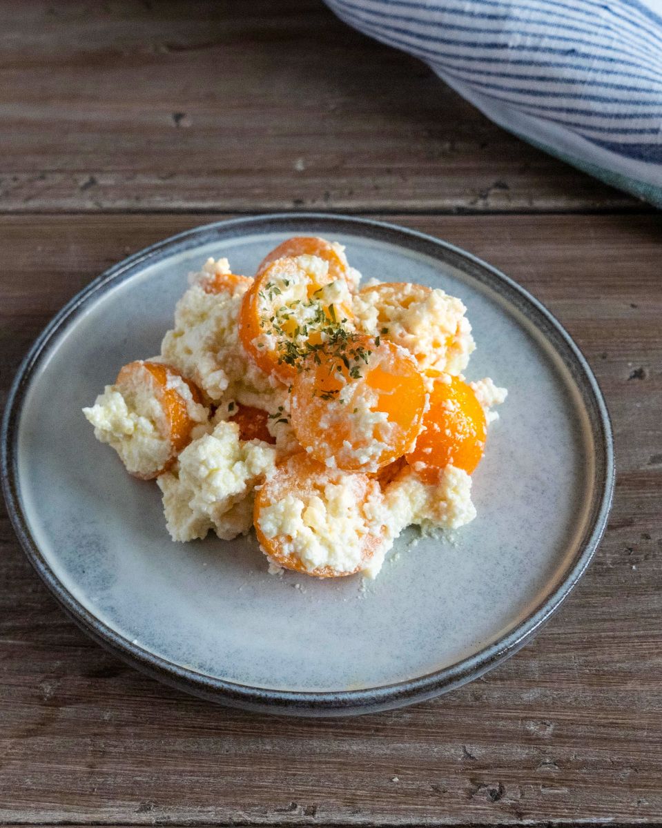 5分おつまみ 金柑とカッテージチーズの白和え レシピサイトnadia