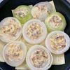 【新玉ねぎのアンチョビガーリックチーズ焼き】甘さと塩気が絶妙の工程1