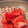 10分で完成！【トマトそぼろ丼】の工程4