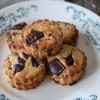 オイルで手軽に！【米粉と全粒粉の塩こうじチャンクスコーン】