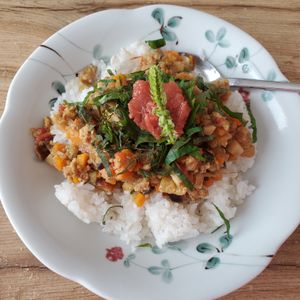 うなんの作ってみた!投稿(【ダイエット×美肌】梅しそキーマカレー)