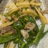 ひまわり🌻の作ってみた!投稿(青椒肉絲（チンジャオロースー）。)