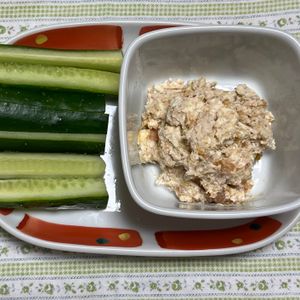 キャピタンの作ってみた!投稿(【きゅうりと梅おかかクリチディップ】ハマる美味しさ！！)