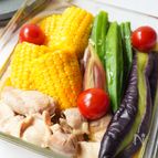 夏に常備したい！【夏野菜ともも肉のだし浸し】