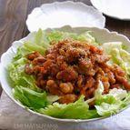 レタスが美味しい！スタミナ豚のっけレタス
