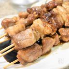 にんにく決め手！豚肩ロースの串焼き
