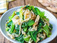 レンジで5分!【小松菜とえのきの旨だしおかか和え】腸活にも◎
