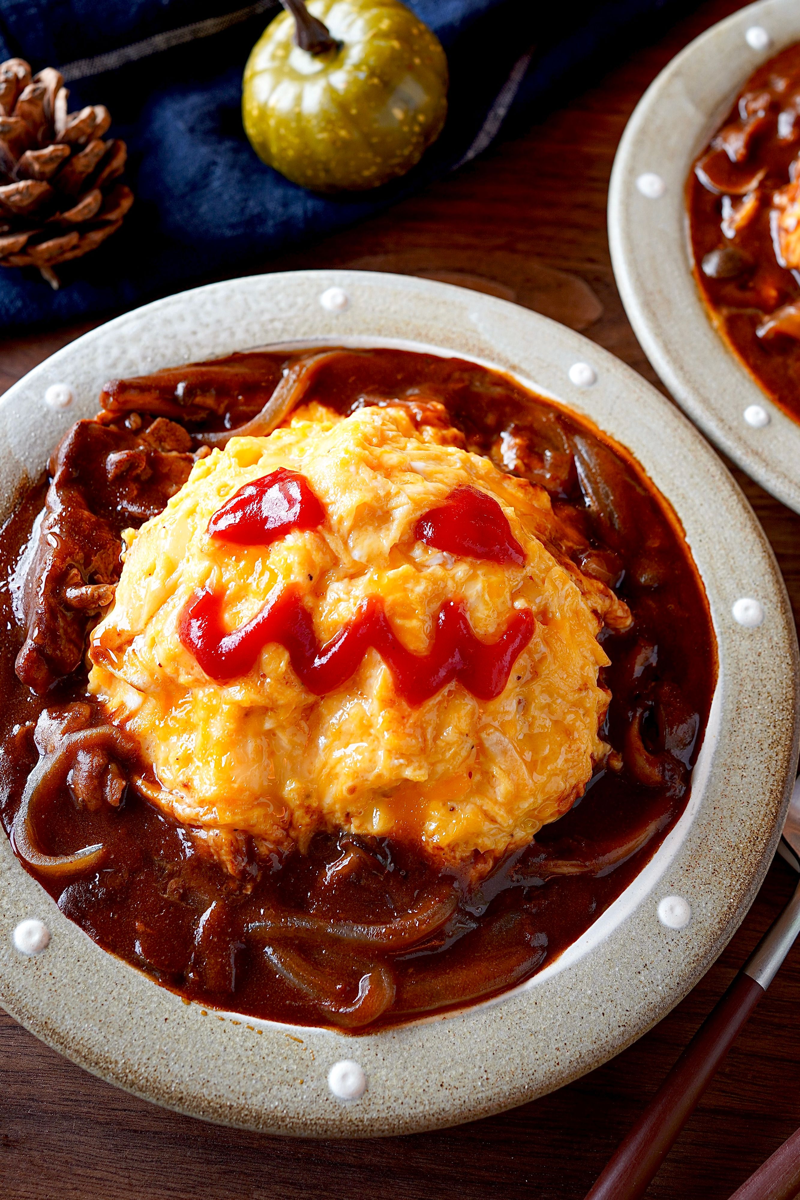 とらさんオムライス☆シチューset④ abcba5e8ad4d1b53a8c937cdb0357e