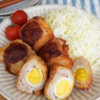 食べ応え抜群◎うずら卵の豚肉巻き揚げ
