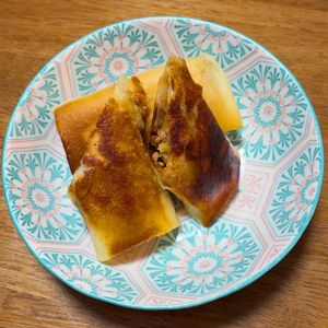みわの作ってみた!投稿(パリうま♡たっぷり野菜の具沢山春巻き)