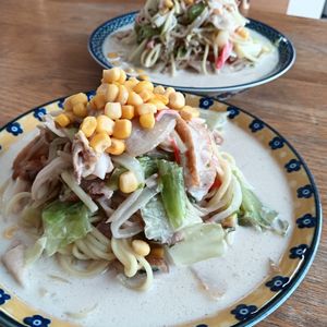 メガネの作ってみた!投稿(夏休みのランチに！《やさいたっぷり！ちゃんぽん》)