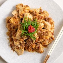 うめぇ鶏むね肉☆梅塩こうじおかか煮［下味冷凍］