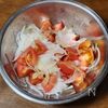 さわやか~玉ねぎとトマトのマリネの工程2