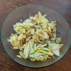 1234028の作ってみた!投稿(『白菜とツナのおかかポン酢あえ』無限に食べられる♪)