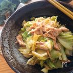調味料一律大さじ1♡春キャベツとささみのごま醤油サラダ