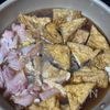 【厚揚げと鶏肉の甘辛しょうが醤油煮】味染み染み♡︎の工程1