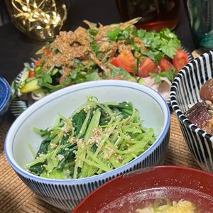 みっさキッチンの作ってみた!投稿(水菜の塩麹お浸し)
