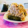 ちひろの作ってみた!投稿(［じゃこと大葉のたぬきおにぎり］爆食いおにぎり！天かす消費に)