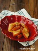 りんごとアーモンドのココナッツオイルソテー