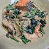 ゆっこの作ってみた!投稿(【鮭ときのこのクリームパスタ】おうちで簡単カフェごはん♪)