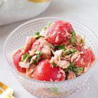 湯むき不要【ミニトマトとツナのひんやりマリネ】