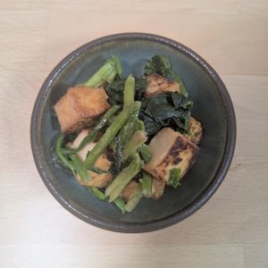ゆいの作ってみた!投稿(【焼き厚揚げとほうれん草の酢味噌和え】香ばしくさっぱりと♪)