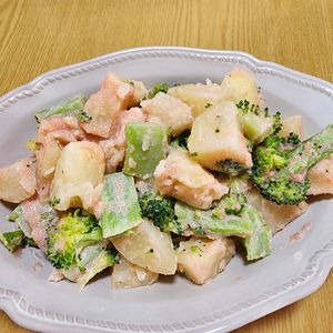 ナムディの作ってみた!投稿(【ポテトとブロッコリーの明太クリーミーサラダ】濃厚やみつき♡)