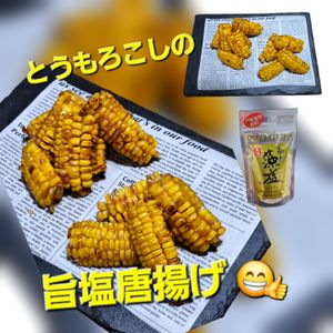 サトちゃんの作ってみた!投稿(【とうもろこしのうま塩唐揚げ】夏のごちそう！)