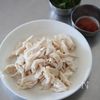 鶏ささみと梅の旨出汁お茶漬けの工程3