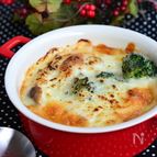 鶏むね肉ときのこのグラタン【作りおき】