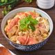かにかま木の葉丼｜卵ふんわり半熟♪簡単10分あまから丼