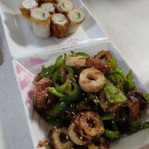 もんぶらん°・*:.。.☆の作ってみた!投稿(お弁当や作り置きにも♪【ちくわとピーマンのおかかきんぴら】)
