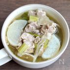 豚肉とカブのコンソメスープ