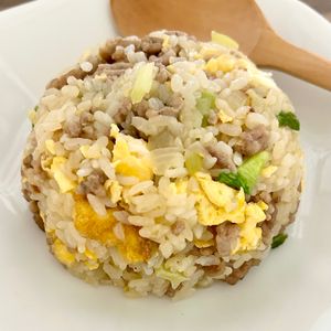 のりのり🐾🎀🤍の作ってみた!投稿(【ひき肉バターチャーハン】コクうま、やみつき！)