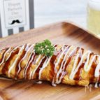 お好み焼き風、キャベツ＆豚肉の薄焼き卵包み