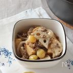れんこんと厚揚げのそぼろ煮